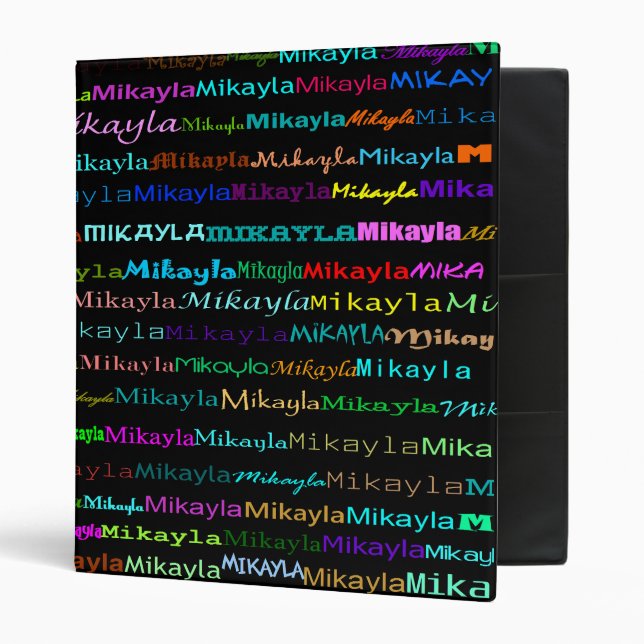 Mikayla Text Design I Binder (Front/Inside)