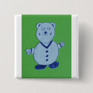 Mike 5.1 cm (2") Square Badge 2 Inch Square Button