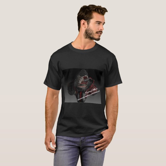 Mike Atkins Gorilla Cyborg T-Shirt (Front Full)