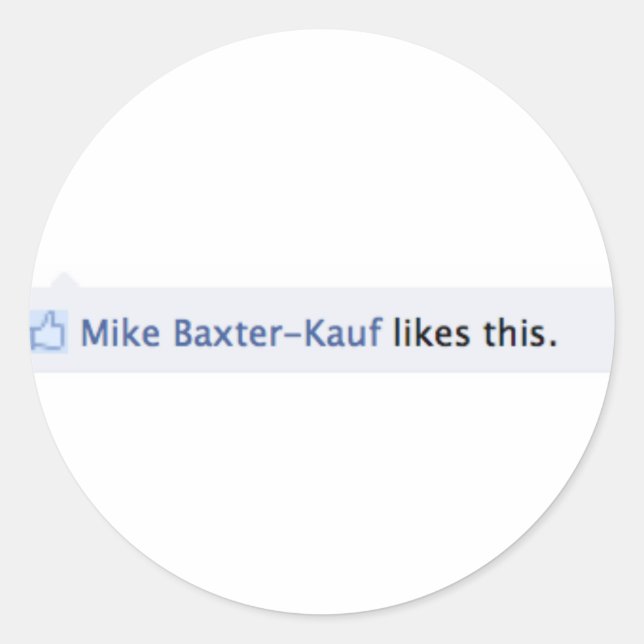 Mike Baxter Kauf Aime Ce Stickers (Devant)