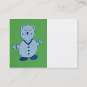 Mike Chubby Business Cards, 8.9 cm x 6.4 cm Business Card