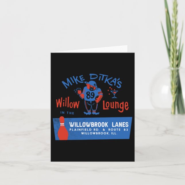 Mike Ditka's Willow Lounge  Card (Front)