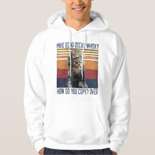 Mike Echo Oscar Whisky How Do You Copy Pilot Kitty Hoodie