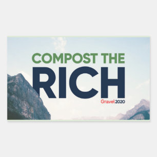 Mike Gravel says Compost the Rich Sticker