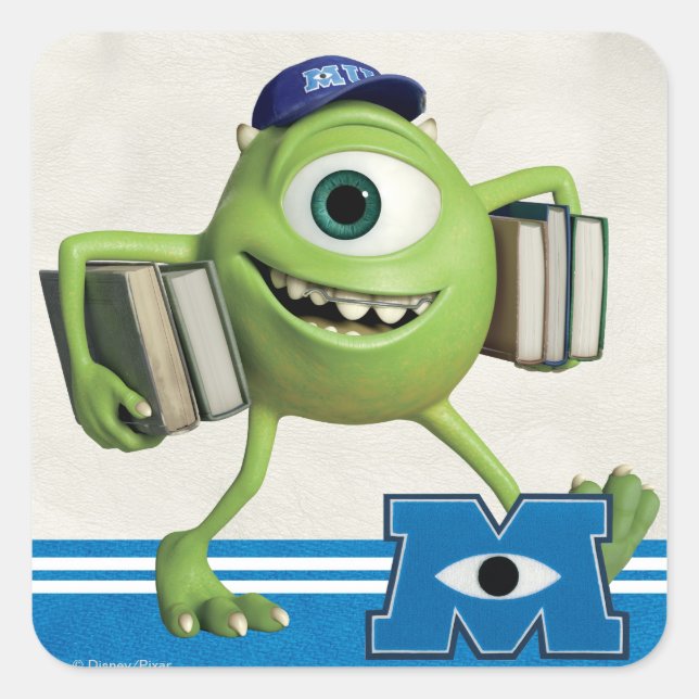 Mike Holding Books Square Sticker (Front)