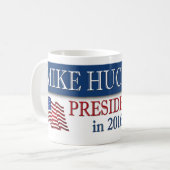 Mike Huckabee 2016 American Flag Coffee Mug (Front Left)