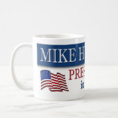 Mike Huckabee 2016 American Flag Coffee Mug (Left)