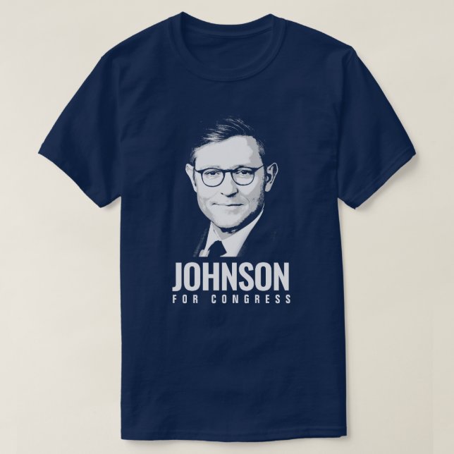 Mike Johnson for Congress T-Shirt (Design Front)