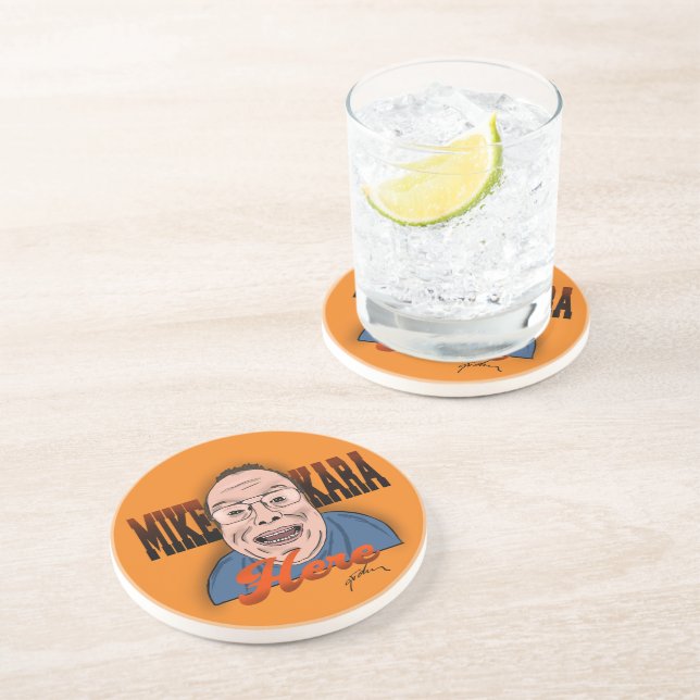 Mike Kara Here Coaster (Side)