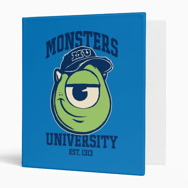 Mike Monsters University Est. 1313 light Binder (Front/Inside)