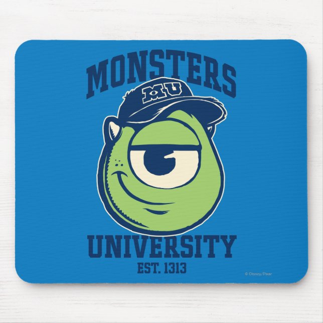 Mike Monsters University Est. 1313 light Mouse Pad (Front)