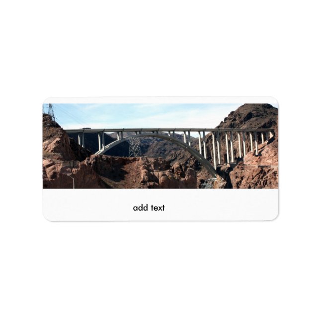 Mike O'Callaghan-Pat Tillman Memorial Bridge Label (Front)