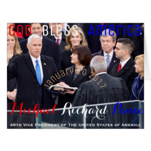 Mike Pence 48th Vice President of The USA Sworn In