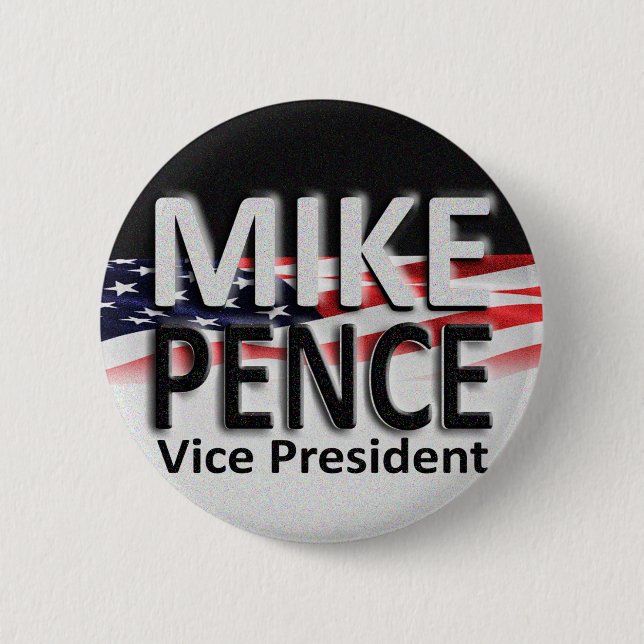 Mike Pence for Vice President 2 Inch Round Button (Front)