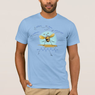 MIKE peptide, Bee-1 w/ custom text, light T-Shirt