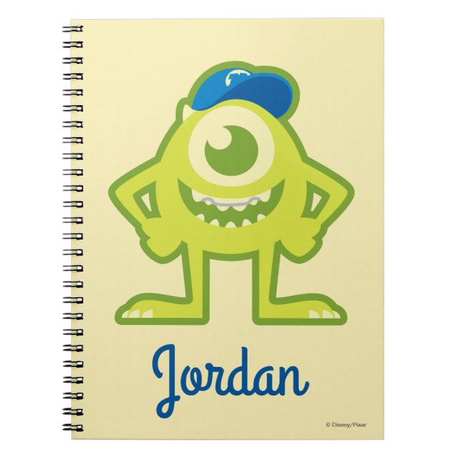 Mike Scare Student - Personalized Notebook (Front)