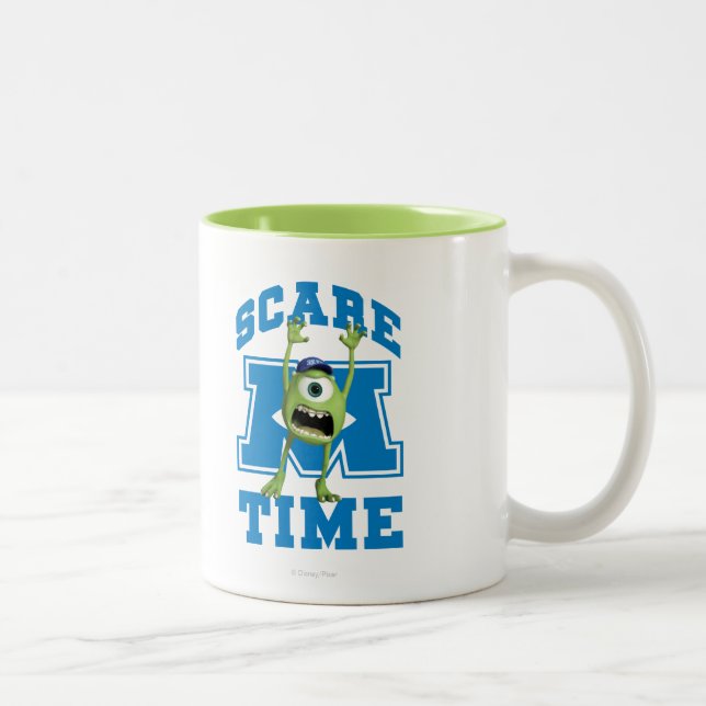 Mike Scare Time Two-Tone Coffee Mug (Right)