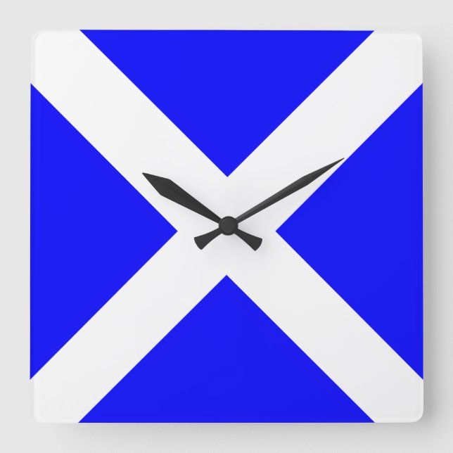 Mike Square Wall Clock (Front)
