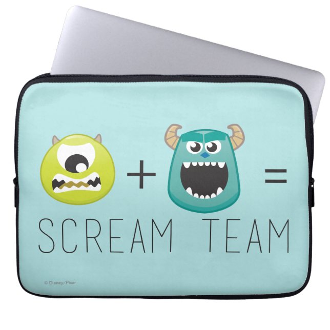 Mike+Sulley=Scream Team Laptop Sleeve (Front)