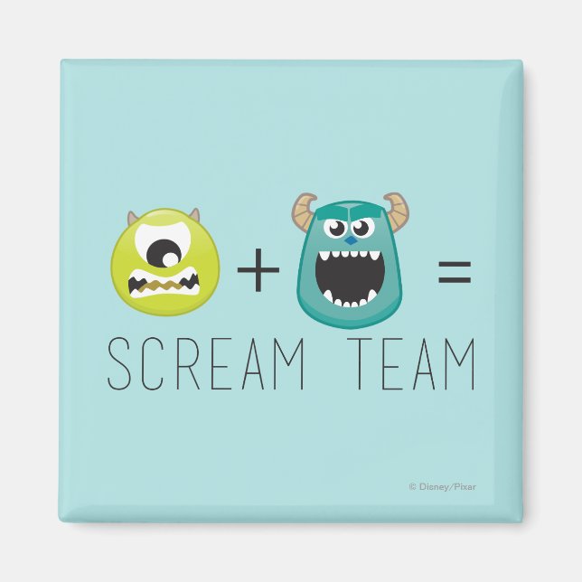 Mike+Sulley=Scream Team Magnet (Front)