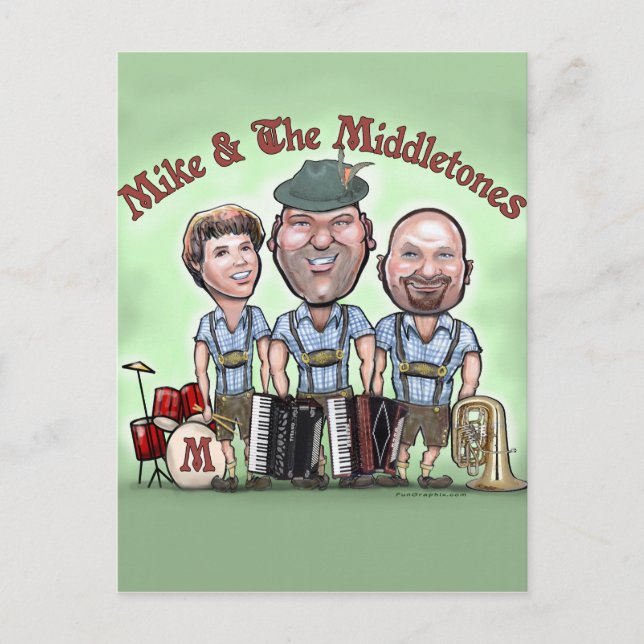 Mike & The Middletones at Fest Postcard (Front)