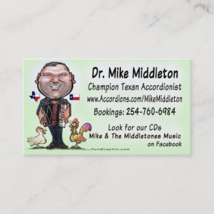 Mike & The Middletones Music Business Card