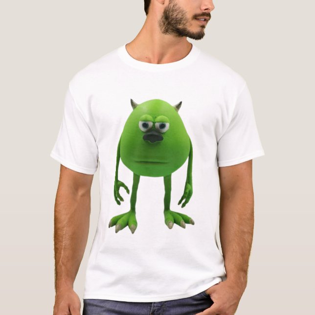  Mike Wazowski Sulivan Face Meme T-Shirt (Front)