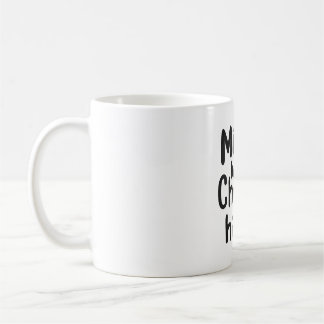 Mike Who Cheese Hairy Funny Adult Humour Word Play Coffee Mug