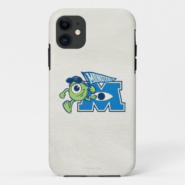 Mike with Monsters U Flag Case-Mate iPhone Case (Back)