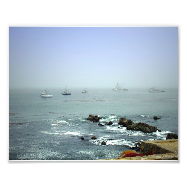 Mike's Seascape Photo Print (Front)
