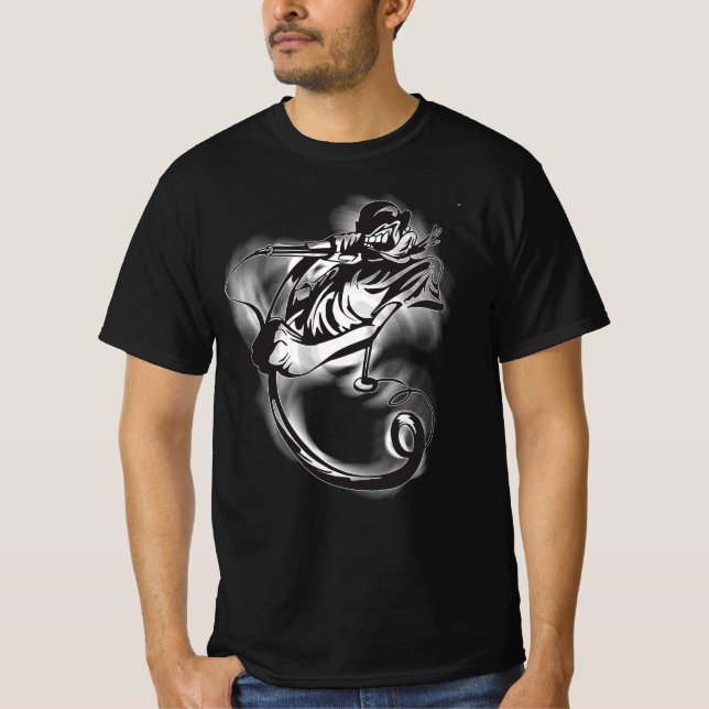 MikeSpit black T-Shirt (Front)