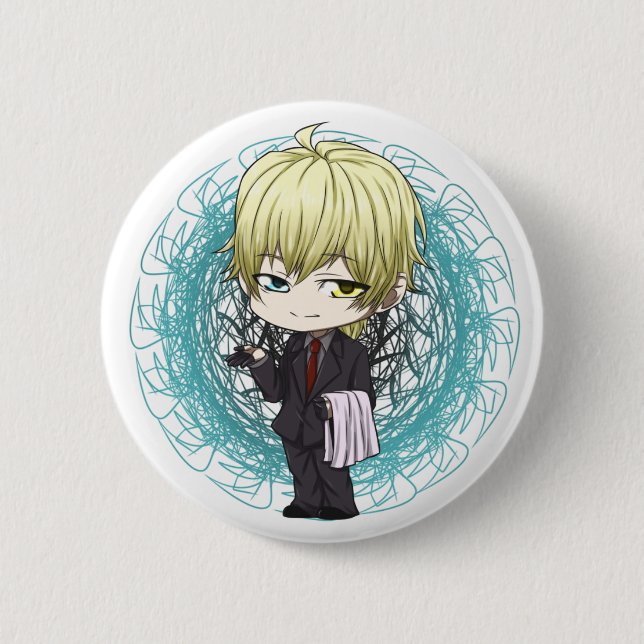 Miketsukami Human version 2 Inch Round Button (Front)