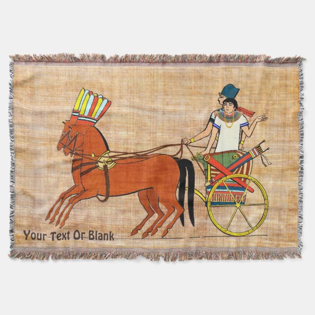 Miketz - Joseph's Chariot Throw Blanket (Front)