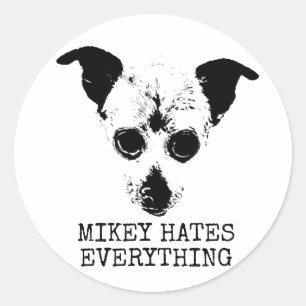 MIKEY HATES STICKERS