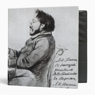Mikhail Glinka, 1853 Binder