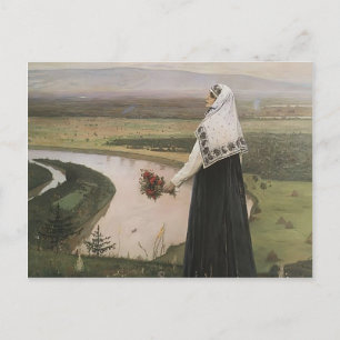 Mikhail Nesterov- On the mountains Postcard