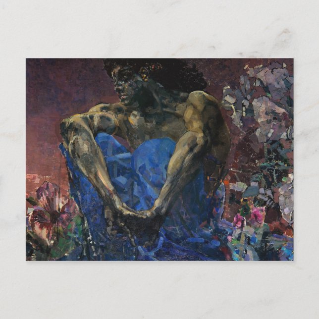 Mikhail Vrubel - Demon Postcard (Front)