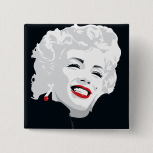 Miki Marilyn 2 Inch Square Button
