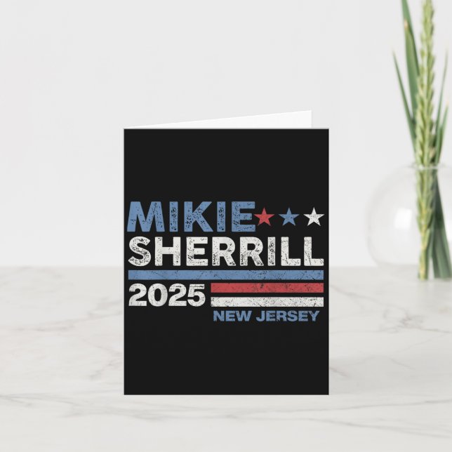 Mikie Sherrill New Jersey Governor 2025 Election D Card (Front)