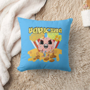 Mikitiez anime popcornking cheese caramel funny throw pillow