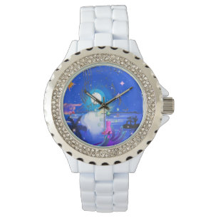 Mikitiez aquarius galaxy summer glow watch