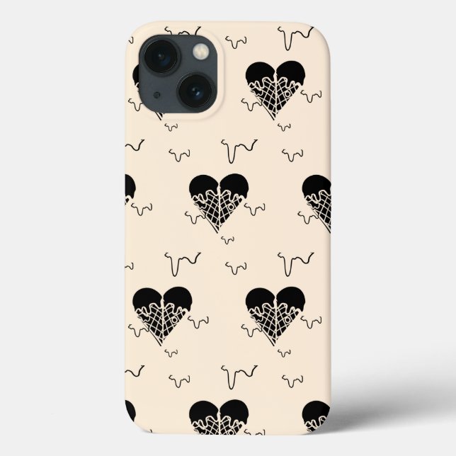 Mikitiez blackheart cookiesandcream icecream  Case-Mate iPhone case (Back)