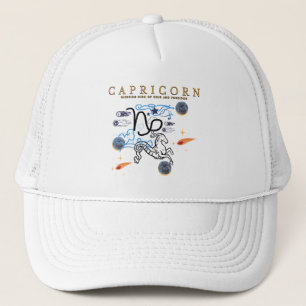 Mikitiez capricorn happy new year saturn astrology trucker hat