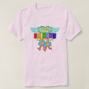 Mikitiez cupid cute rainbow twin friends T-Shirt