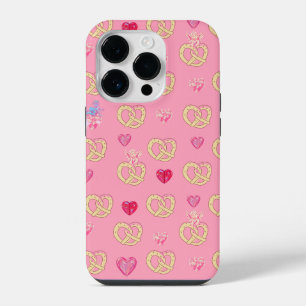 Mikitiez cute pretzel bread cozy valentine pastry iPhone 14 pro case