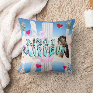 Mikitiez disco summer movie greek god pop throw pillow