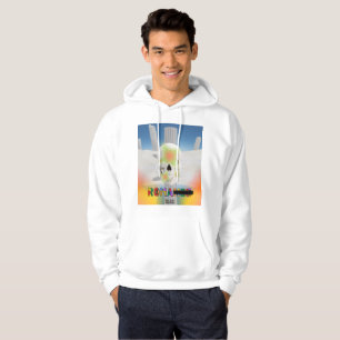 Mikitiez dreamer skull tatto rainbow rose beach Ro Hoodie