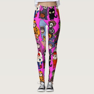 Mikitiez fairy shark wizard grimreaper frankenstei leggings