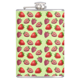 Mikitiez funny cat quote purring summer hip flask