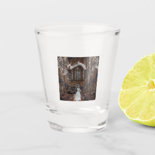 Mikitiez gothic halloween wedding soulmate vintage shot glass